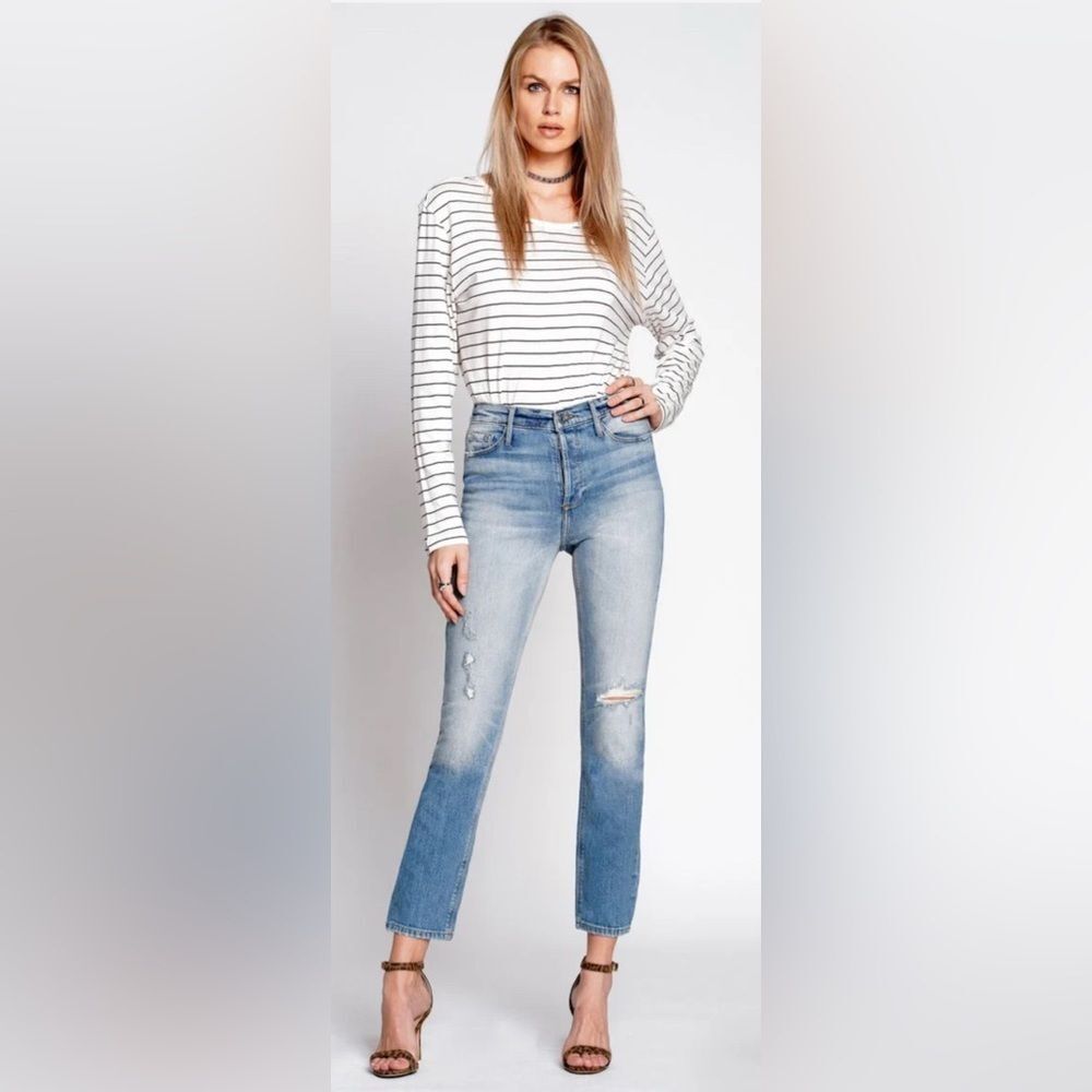 NWT Black Orchid Denim Joan High Waisted Straight - Dune‎ Size 29